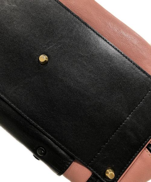 Chloe（クロエ）Chloe (クロエ) リトルアリス ショルダーバッグ ピンク×ブラックの古着・服飾アイテム