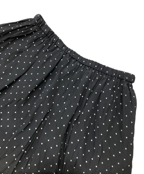 BEARDSLEY（ビアズリー）BEARDSLEY (ビアズリー) シワシフォンギャザーパンツ ブラック サイズ:2の古着・服飾アイテム