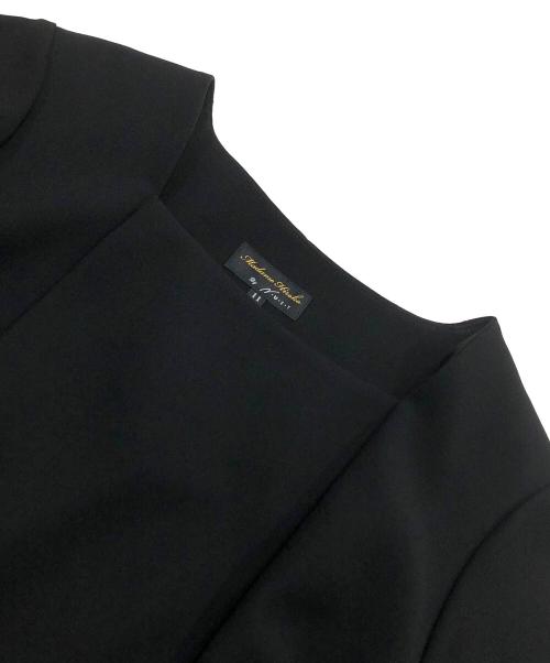 Madame Hiroko（マダム ヒロコ）Madame Hiroko (マダム ヒロコ) N・U・I・T (ニュイ) ブラックフォーマル ウォッシャブル ストレッチアンサンブル ブラック サイズ:11の古着・服飾アイテム