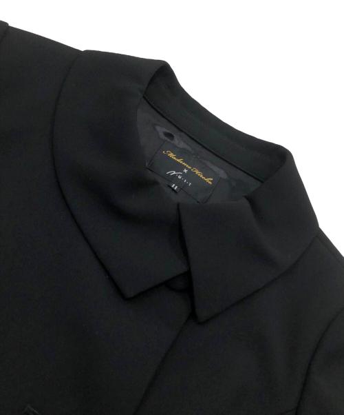 Madame Hiroko（マダム ヒロコ）Madame Hiroko (マダム ヒロコ) N・U・I・T (ニュイ) ブラックフォーマル ウォッシャブル ストレッチアンサンブル ブラック サイズ:11の古着・服飾アイテム