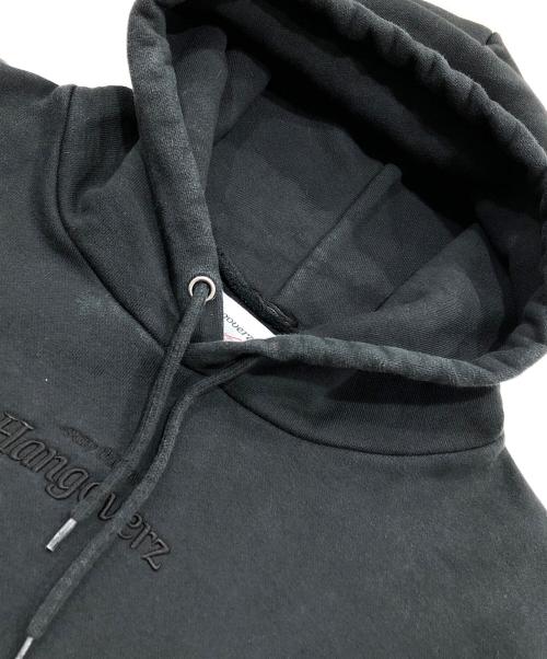 hangoverz clothez（ハングオーバーズ）hangoverz clothez (ハングオーバーズ) 刺繍ロゴパーカー ブラック サイズ:表記なしの古着・服飾アイテム