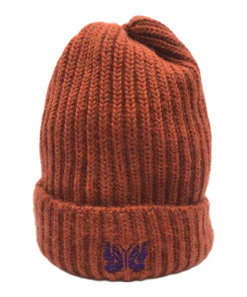 Needles（ニードルズ）Needles (ニードルズ) ニット帽/Watch Cap - Merino Wool オレンジの古着・服飾アイテム