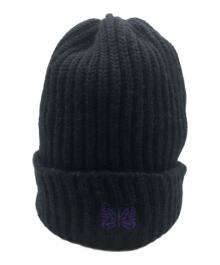 Needles（ニードルズ）の古着「ニット帽/Watch Cap - Merino Wool」｜ブラック