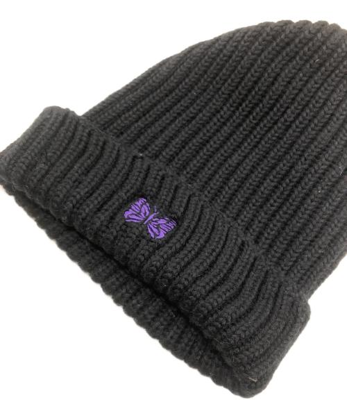 Needles（ニードルズ）Needles (ニードルズ) ニット帽/Watch Cap - Merino Wool ブラックの古着・服飾アイテム