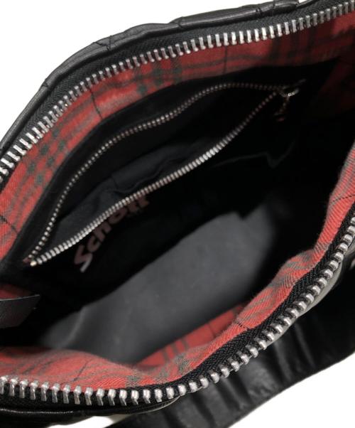 Schott（ショット）Schott (ショット) PADDED BANANA BAG ブラックの古着・服飾アイテム