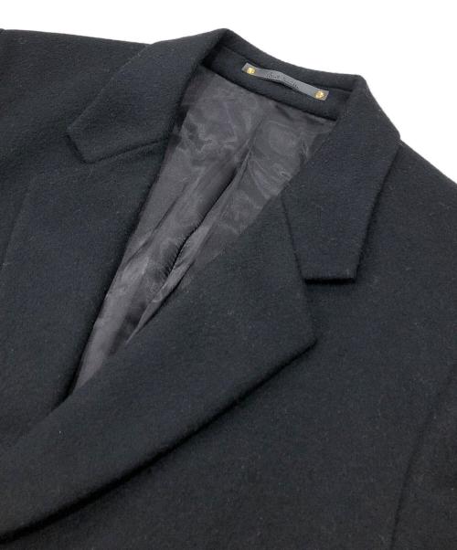 PAUL SMITH（ポールスミス）PAUL SMITH (ポールスミス) カシミヤブレンドチェスターコート ブラック サイズ:Lの古着・服飾アイテム