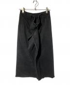 MM6 Maison Margielaエムエムシックスメゾンマルジェラ）の古着「ジャストウォッシュデニムスカートロングスカート」｜ブラック