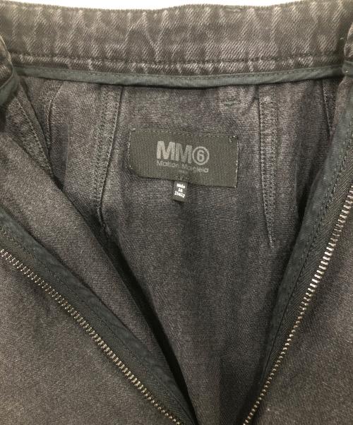 MM6 Maison Margiela（エムエムシックスメゾンマルジェラ）MM6 Maison Margiela (エムエムシックス メゾンマルジェラ) ジャストウォッシュデニムスカートロングスカート ブラック サイズ:40の古着・服飾アイテム