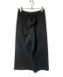 MM6 Maison Margiela（エムエムシックス メゾンマルジェラ）の古着「ジャストウォッシュデニムスカートロングスカート」｜ブラック