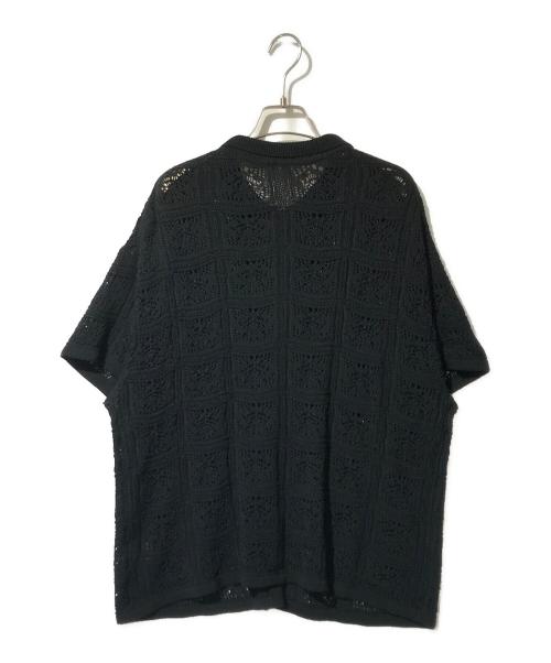 willfully（ウィルフリー）willfully (ウィルフリー) ニット半袖カーディガン ブラック サイズ:Freeの古着・服飾アイテム