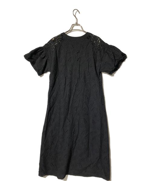 willfully（ウィルフリー）willfully (ウィルフリー) patchwork cotton lace kaftan OP ブラック サイズ:FREEの古着・服飾アイテム