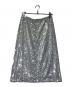 BAUM UND PFERDGARTEN (バウムウンドヘルガーデン) スパンコールスカート シルバー サイズ:S：18000円