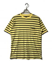 stussy（ステューシー）の古着「ボーダーTシャツ」｜イエロー