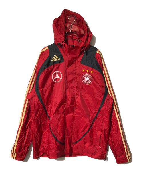 adidas（アディダス）adidas (アディダス) ナイロンジャケット レッド サイズ:Lの古着・服飾アイテム