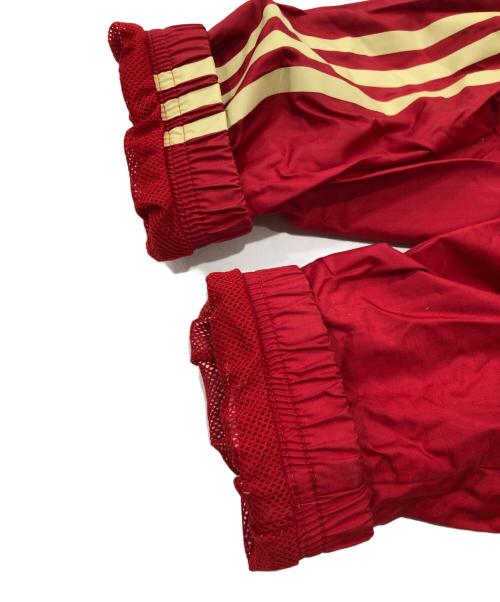 adidas（アディダス）adidas (アディダス) ナイロンジャケット レッド サイズ:Lの古着・服飾アイテム