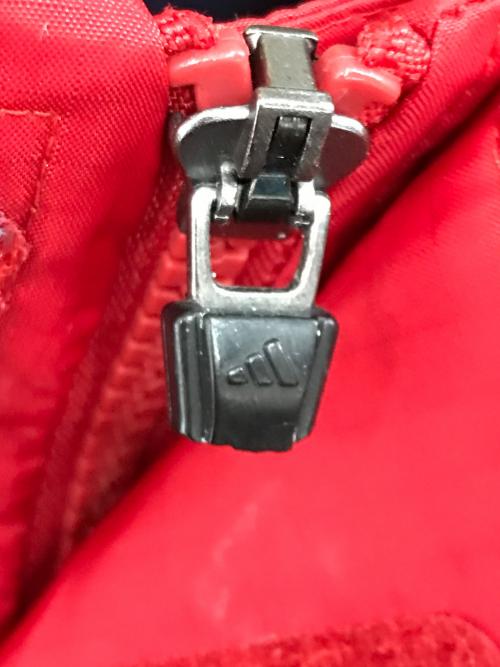 adidas（アディダス）adidas (アディダス) ナイロンジャケット レッド サイズ:Lの古着・服飾アイテム