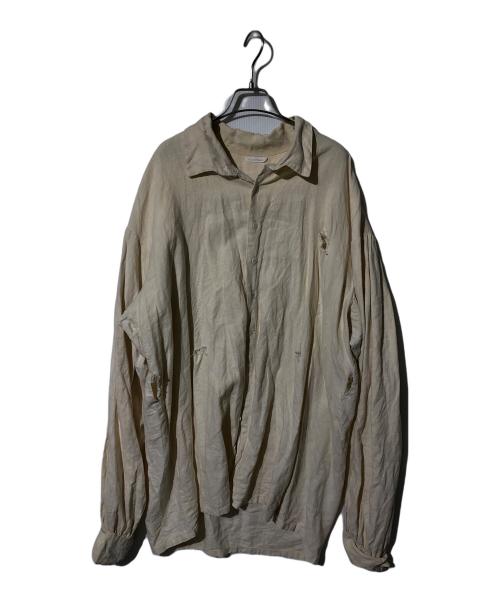 USED（ユーズド）USED (ユーズド) ヴィンテージシャツ ベージュ サイズ:ABOUT XLの古着・服飾アイテム
