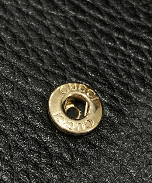 GUCCI（グッチ）GUCCI (グッチ) インターロッキングチェーンショルダーバッグ ブラックの古着・服飾アイテム