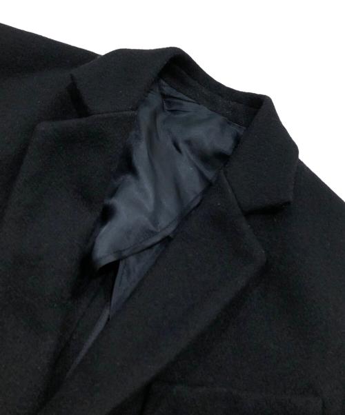 MAISON FLANEUR（メゾン フラネウール）MAISON FLANEUR (メゾン フラネウール) チェスターコート ブラック サイズ:44の古着・服飾アイテム