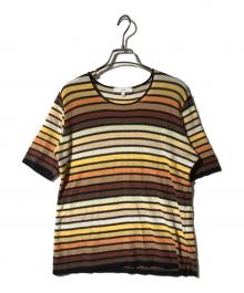 HERNO（ヘルノ）の古着「ボーダーコットンニット」｜マルチカラー