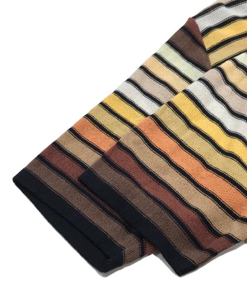 HERNO（ヘルノ）HERNO (ヘルノ) ボーダーコットンニット マルチカラー サイズ:44の古着・服飾アイテム