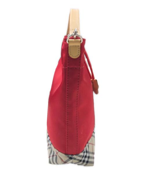 BURBERRY（バーバリー）BURBERRY (バーバリー) ノバチェック巾着ポーチ ブラウンの古着・服飾アイテム