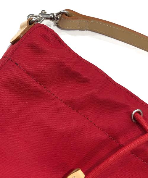 BURBERRY（バーバリー）BURBERRY (バーバリー) ノバチェック巾着ポーチ ブラウンの古着・服飾アイテム