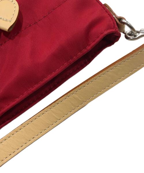 BURBERRY（バーバリー）BURBERRY (バーバリー) ノバチェック巾着ポーチ ブラウンの古着・服飾アイテム