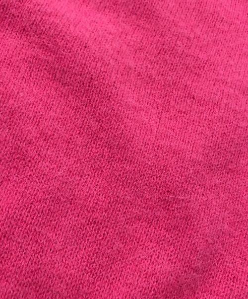 Maglie le cassetto（マーリエ ル カセット）Maglie le cassetto (マーリエ ル カセット) フォックス混ボリュームスリーブニット ピンク サイズ:9の古着・服飾アイテム