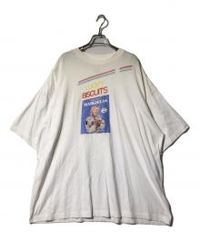 MM6 Maison Margiela（エムエムシックスメゾンマルジェラ）の古着「Lucky biscuits Tシャツ」｜ホワイト