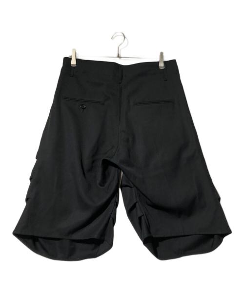 NEMETH（ネメス）NEMETH (ネメス) タックショートパンツ ブラック サイズ:Mの古着・服飾アイテム