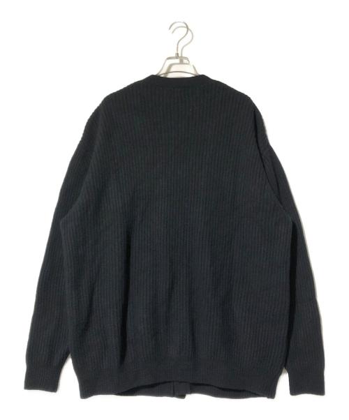 STEVEN ALAN（スティーブンアラン）STEVEN ALAN (スティーブンアラン) MULE SADDLE SHOULDER CARDIGAN ブラック サイズ:XLの古着・服飾アイテム