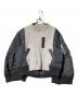 sacai（サカイ）の古着「NYLON TWILL MIX WOOL KNIT BLOUSON」｜グレー