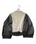 sacai (サカイ) NYLON TWILL MIX WOOL KNIT BLOUSON グレー サイズ:2：31000円