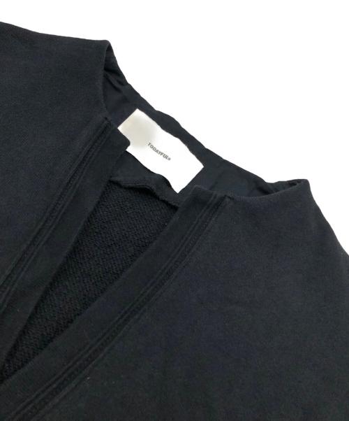 TODAYFUL（トゥデイフル）TODAYFUL (トゥデイフル) スウェットカフタンドレス ブラック サイズ:38の古着・服飾アイテム
