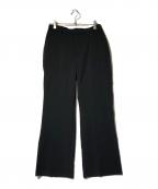 FRAMeWORKフレームワーク）の古着「セミフレアパンツ」｜ブラック