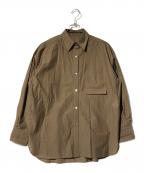 MAISON SPECIALメゾンスペシャル）の古着「Oversized Shirt」｜ブラウン
