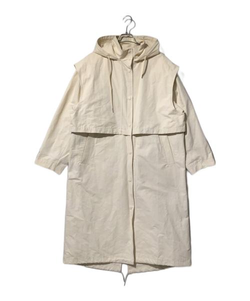 TODAYFUL（トゥデイフル）TODAYFUL (トゥデイフル) Nylon Hoodie Coat ベージュ サイズ:38の古着・服飾アイテム