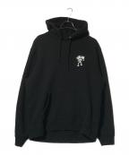 stussyステューシー）の古着「BASIC STUSSY HOOD」｜ブラック