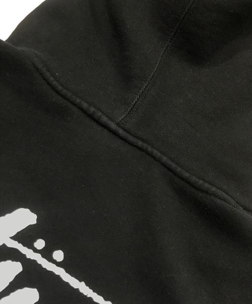 stussy（ステューシー）stussy (ステューシー) BASIC STUSSY HOOD ブラック サイズ:Lの古着・服飾アイテム