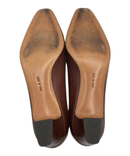 Salvatore Ferragamo（サルヴァトーレ フェラガモ）Salvatore Ferragamo (サルヴァトーレ フェラガモ) パンプス ブラウン サイズ:24の古着・服飾アイテム