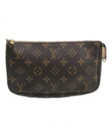 LOUIS VUITTON（ルイ ヴィトン）の古着「ポシェットアクセソワール/モノグラム/ポシェット・アクセソワール」｜ブラウン