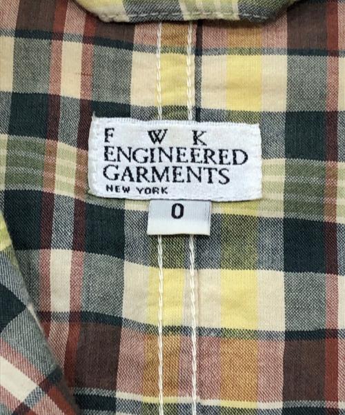 FWk Engineered Garments（エフダブリューケーエンジニアードガーメンツ）FWk Engineered Garments (エフダブリューケーエンジニアードガーメンツ) チェックシャツジャケット マルチカラーの古着・服飾アイテム