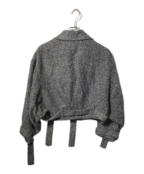 Snidel（スナイデル）Snidel (スナイデル) ショートブルゾン グレー サイズ:Sの古着・服飾アイテム