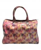 Jean Paul GAULTIERジャンポールゴルチェ）の古着「ミニボストンバッグ」｜ピンク×パープル