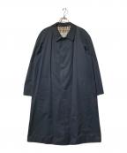 Aquascutumアクアスキュータム）の古着「トレンチコート」｜ネイビー