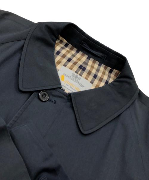 Aquascutum（アクアスキュータム）Aquascutum (アクアスキュータム) トレンチコート ネイビー サイズ:表記なしの古着・服飾アイテム