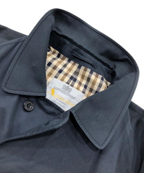 Aquascutum（アクアスキュータム）Aquascutum (アクアスキュータム) トレンチコート ネイビー サイズ:表記なしの古着・服飾アイテム