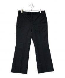 JOHN LAWRENCE SULLIVAN（ジョン ローレンス サリバン）の古着「C TWILL FLARED PANTS」｜ブラック