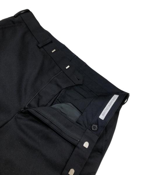 JOHN LAWRENCE SULLIVAN（ジョン ローレンス サリバン）JOHN LAWRENCE SULLIVAN (ジョン ローレンス サリバン) C TWILL FLARED PANTS ブラック サイズ:46の古着・服飾アイテム